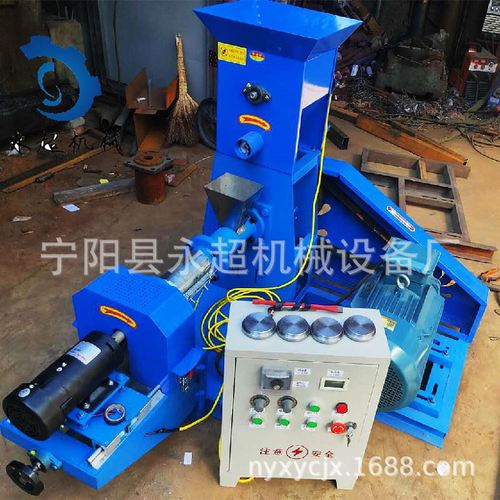 泡芙制造機寵物貓糧設(shè)備犬類糧食顆粒機電機配套使用膨化機狗糧