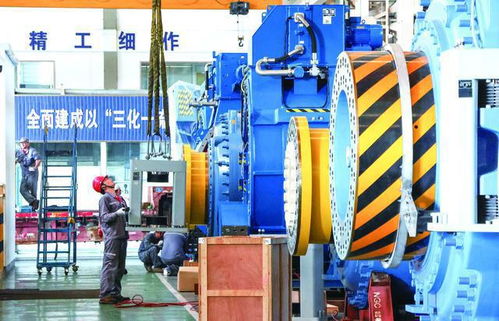 江蘇鹽城市大豐區(qū) 風電產(chǎn)業(yè)園內(nèi),中車株洲電機江蘇公司生產(chǎn)車間一派忙碌